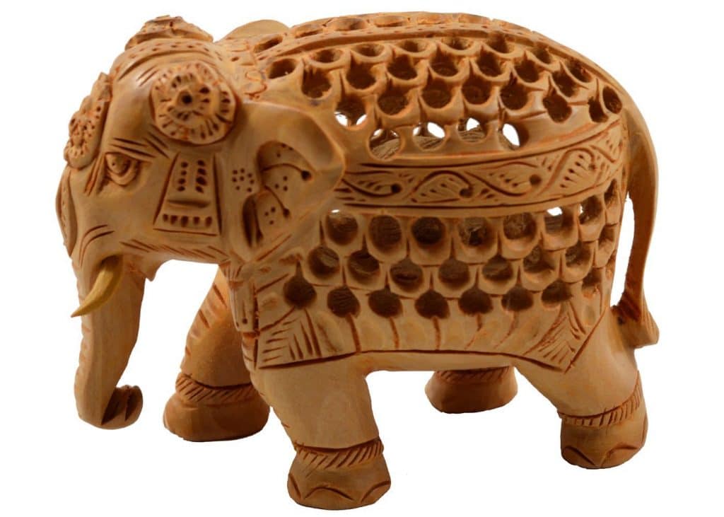 Craftuno - Handcrafted Wooden Elephant