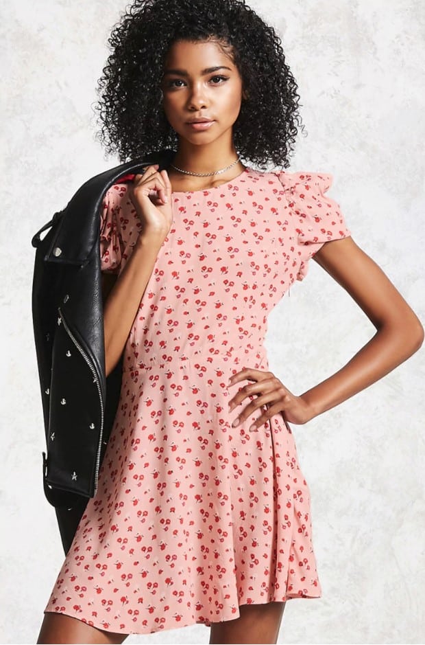 Forever 21 - Floral Fit and Flare Dress