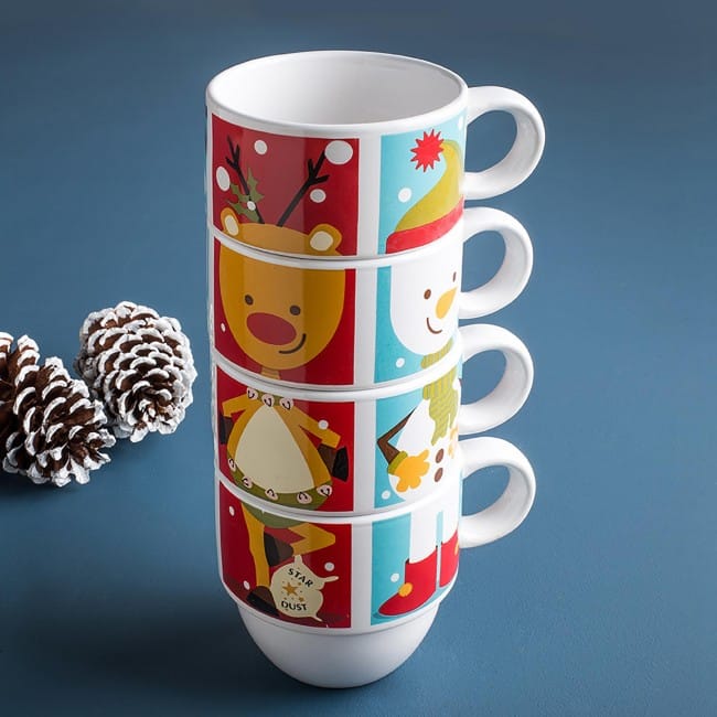 Mulberry - Winter Characters Porcelain Mugs