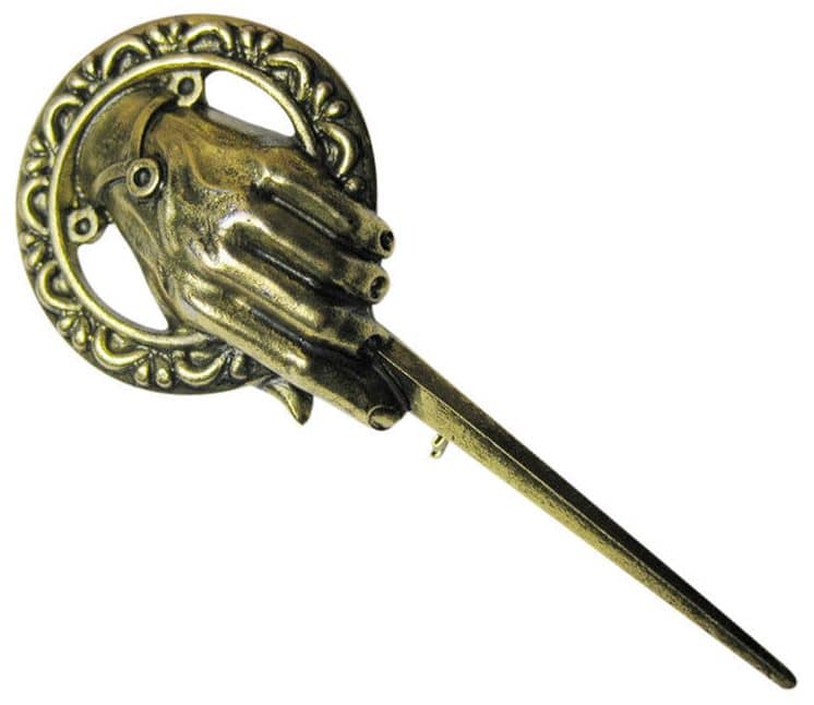 Hand of the King Lapel Replica Costume Pin Brooch